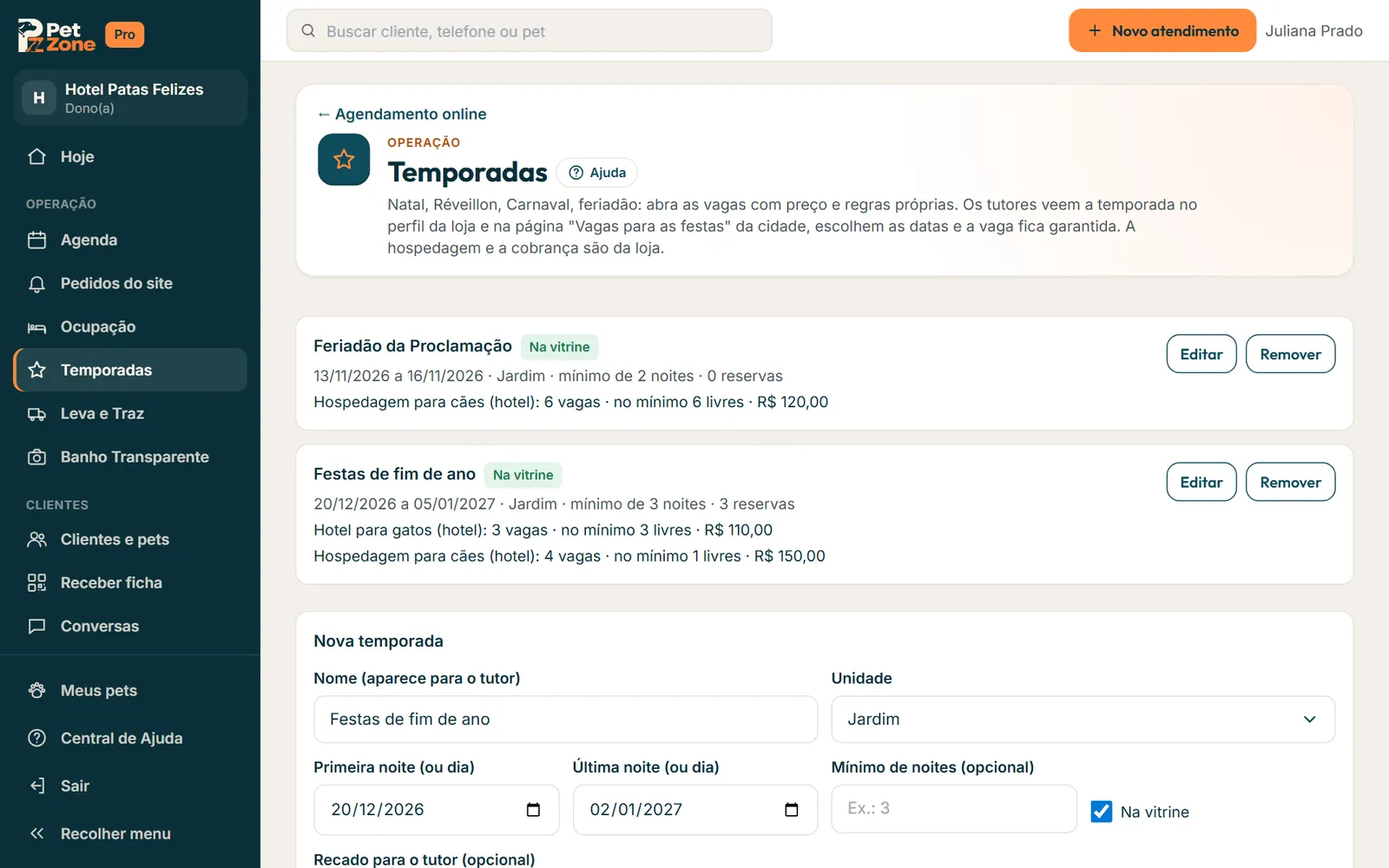 Temporadas
